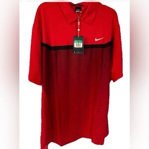NWT Tiger Woods Collection Nike Dri-Fit Shirt ~Jimmy V Celebrity Golf Classic~XL